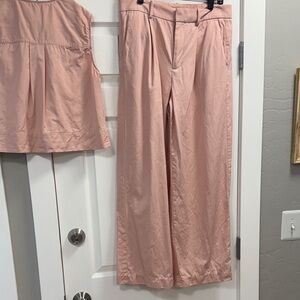 Madewell Blush Wide Leg Pants